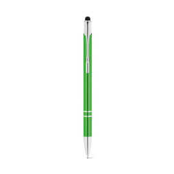 hi!dea 91849 - Aluminium-Kugelschreiber mit Touch Tip und Clip