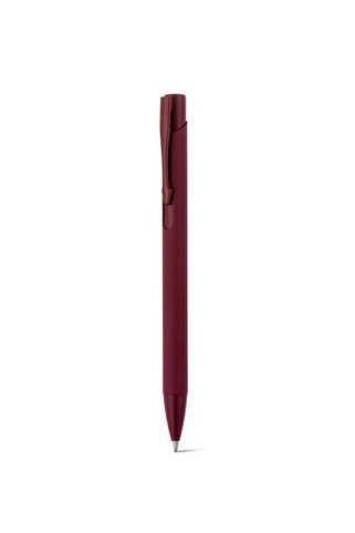 Recycled aluminium (100% rAL) ballpoint pen with rubber finish - Egotier 91944