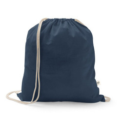 hi!dea 92083 - Zaino a sacca in cotone riciclato (70%), poliestere (30% rPET) (150 g/m²)