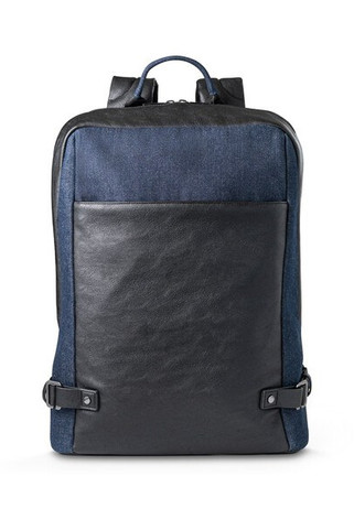 Branve 92189 - 156" Laptop backpack in denim and PU