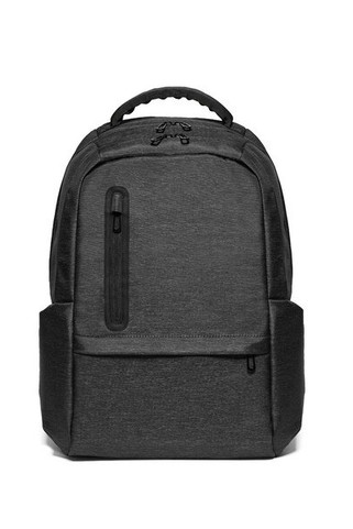 2Tone recycled nylon waterproof laptop backpack with 210D recycled polyester compartment - Egotier 92195