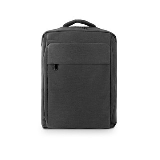 15.6" Fully padded laptop backpack in 300D recycled high-density polyester and 210D recycled polyester lining - Egotier 92377