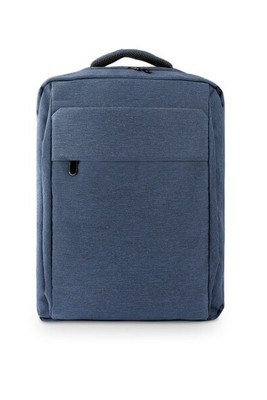 15.6" Fully padded laptop backpack in 300D recycled high-density polyester and 210D recycled polyester lining - Egotier 92377