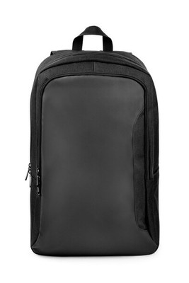Laptop backpack in high-density 600D recycled polyester - Egotier 92378