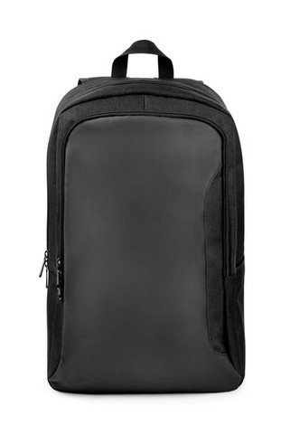 Laptop backpack in high-density 600D recycled polyester - Egotier 92378