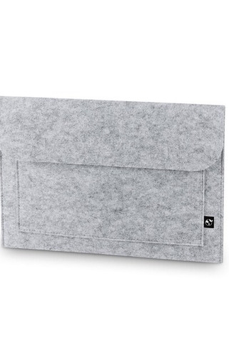 Sacoche pour ordinateur portable en feutrine recyclée (100% rPET) - Egotier 92383