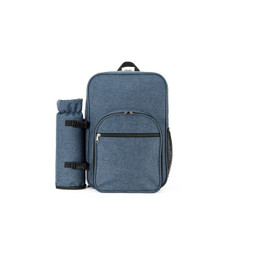 hi!dea 92385 - Picknick-Kühlrucksack aus 600D, recyceltem Polyester, mit hoher Dichte