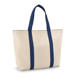 hi!dea 92824 - 100% cotton canvas bag with front and inside pocket (280 g/m²)