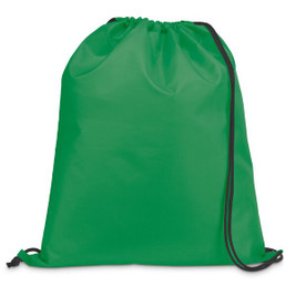 hi!dea 92910 - Saco tipo mochila em 210D com cordões em preto
