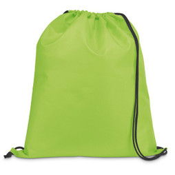 hi!dea 92910 - 210D Rucksacktasche mit schwarzen Zugbändern