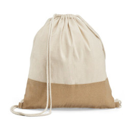 hi!dea 92919 - Zaino a sacca in cotone 100% (160 g/m²)