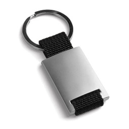hi!dea 93077 - Metalen en webbing sleutelhanger
