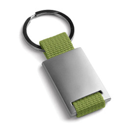 hi!dea 93077 - Metalen en webbing sleutelhanger