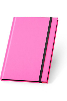 A5 notebook in fluorescent PU with lined pages - Egotier 93269