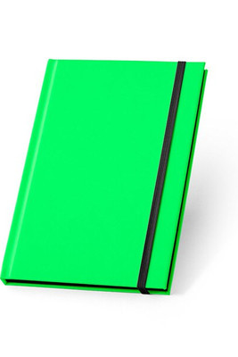 A5 notitieblok in fluorescerend PU met gelinieerde pagina's - Egotier 93269