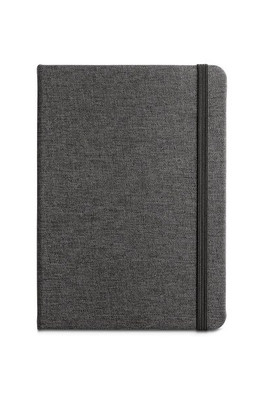 A5 notebook in recycled polyester (100% rPET) with lined sheets - Egotier 93276