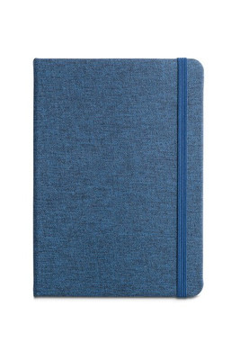 A5 notebook in recycled polyester (100% rPET) with lined sheets - Egotier 93276