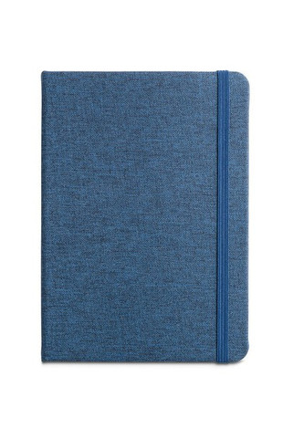 A5 notebook in recycled polyester (100% rPET) with lined sheets - Egotier 93276