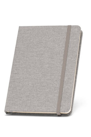 A5 notebook in recycled polyester (100% rPET) with lined sheets - Egotier 93276