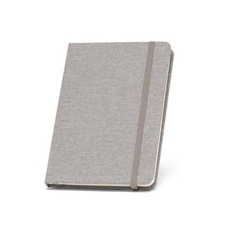 A5 notebook in recycled polyester (100% rPET) with lined sheets - Egotier 93276
