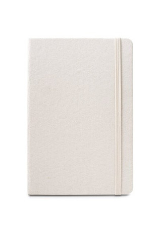 A5 notebook in recycled polyester (100% rPET) with lined sheets - Egotier 93276
