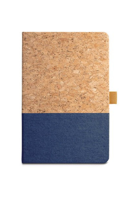 A5 notebook in cork and linen with lined sheets - Egotier 93277