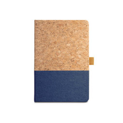 hi!dea 93277 - A5 notebook in cork and linen with lined sheets