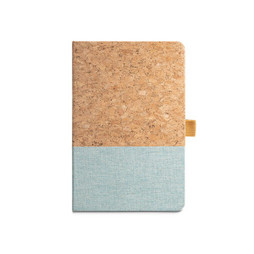 hi!dea 93277 - A5 notebook in cork and linen with lined sheets