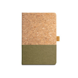 hi!dea 93277 - A5 notebook in cork and linen with lined sheets