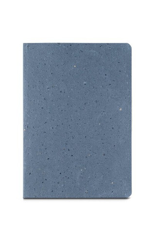 A5 notepad with semi-rigid cover made from coffee husk waste (65%) - Egotier 93289