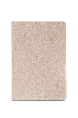 A5 notepad with semi-rigid cover made from tea leafs waste (65%) - Egotier 93290