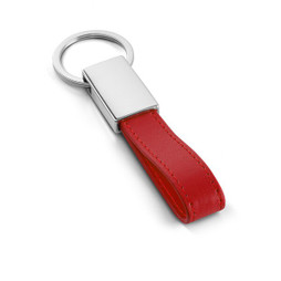 hi!dea 93354 - Round metal and PU keyring
