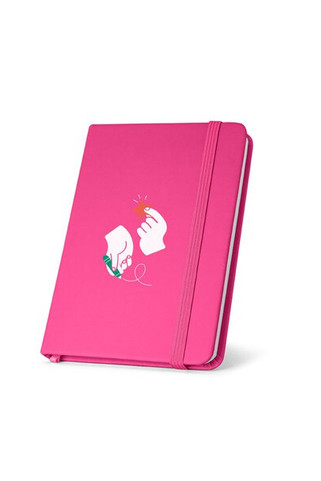 Pocket notebook in PU with plain sheets - Egotier 93425