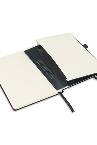 A5 notebook with lined sheets in ivory color - Egotier 93494