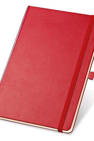 A5 notebook with lined sheets in ivory color - Egotier 93494