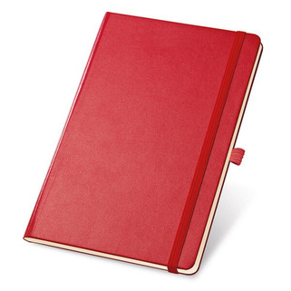 A5 notebook with lined sheets in ivory color - Egotier 93494