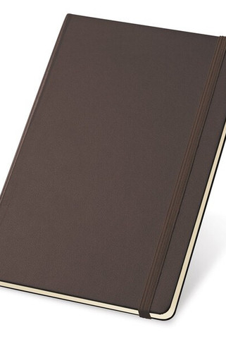 A5 notebook with lined sheets in ivory color - Egotier 93494