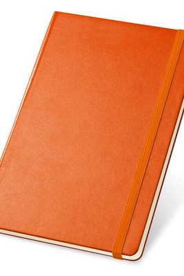 A5 notebook with lined sheets in ivory color - Egotier 93494