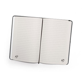 hi!dea 93637 - A5 quaderno con copertina rigida in PU (riciclato al 35%) con pagine a righe al 100% riciclata