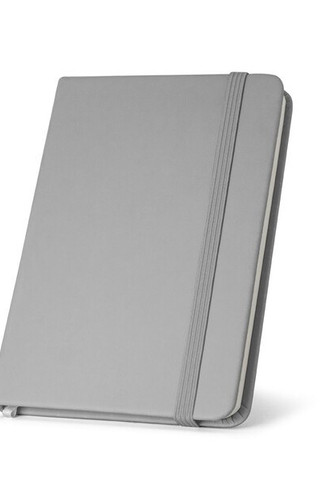 Cahier A5 à couverture rigide en PU (35% recyclé) avec pages lignées 100% recyclé - Egotier 93637