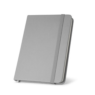 A5 hardcover notebook in PU (35% recycled) with lined pages 100% recycled - Egotier 93637