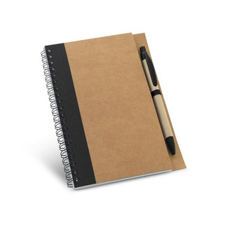 B6 spiral-bound notepad with plain - Egotier 93715