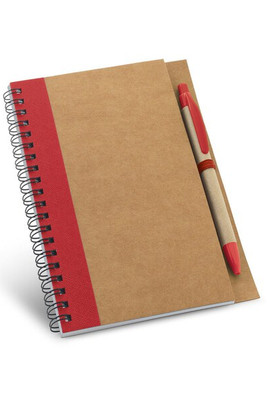 B6 spiral-bound notepad with plain - Egotier 93715