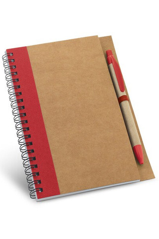 B6 spiral-bound notepad with plain - Egotier 93715
