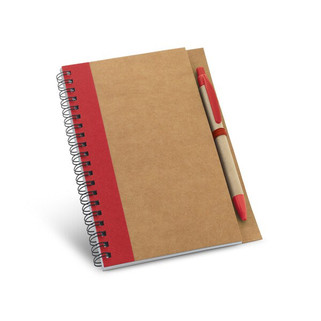 B6 spiral-bound notepad with plain - Egotier 93715