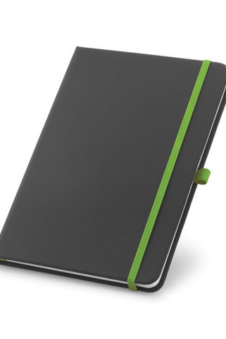 A5 notebook in PU with lined sheets - Egotier 93717