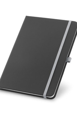 Bloc notes A5 en PU avec pages lignées - Egotier 93717