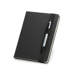 hi!dea 93789 - Bloc-notes A5 en PU avec pages non lignées de couleur ivoire