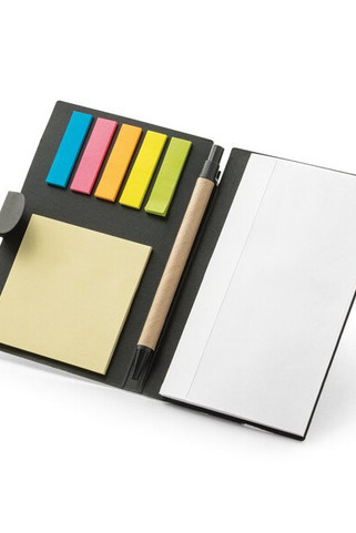 Coloured sticky notepad with 6 sets - Egotier 93791