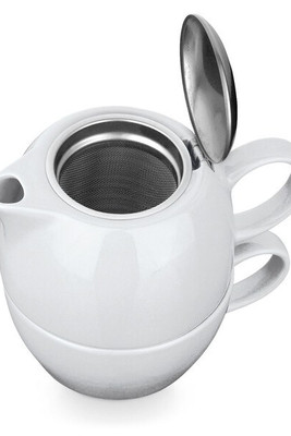 Porcelain tea set 2 in 1 - Egotier 93805